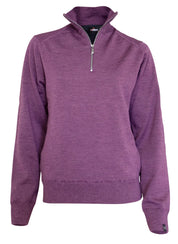 WILMA WINDBREAKER, 100% EXTRA FINE MERINOULL — PURPLE - Ivanhoe of Sweden