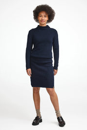 GY VEGBY, 100% FILTAD ULL — LIGHT NAVY - Ivanhoe of Sweden