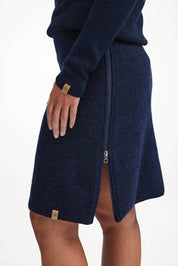 GY VEGBY, 100% FILTAD ULL — LIGHT NAVY - Ivanhoe of Sweden
