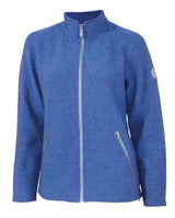 BELLA FULL ZIP, 60% BOILED WOOL, 40% LYCOCELL — JEANS