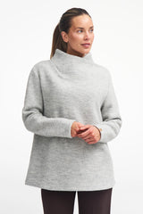 GY ELSABO , 100% BOILED WOOL  — LIGHT SILVER GREY