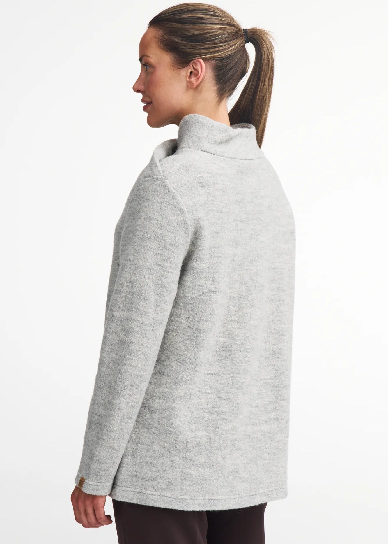 GY ELSABO, 100% FILTAD ULL — LIGHT SILVER GREY - Ivanhoe of Sweden