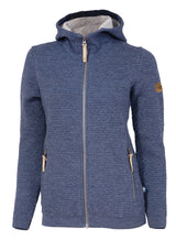 MOREL HÆTTETRØJE TIL KVINDER, ULD/TENCEL™ — DENIM