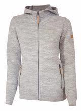 MOREL HOOD FEMALE, ULL/TENCEL™ — LIGHT SILVER GREY