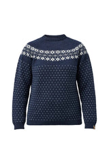 SIRE CREWNECK, 100% ULL — LIGHT NAVY