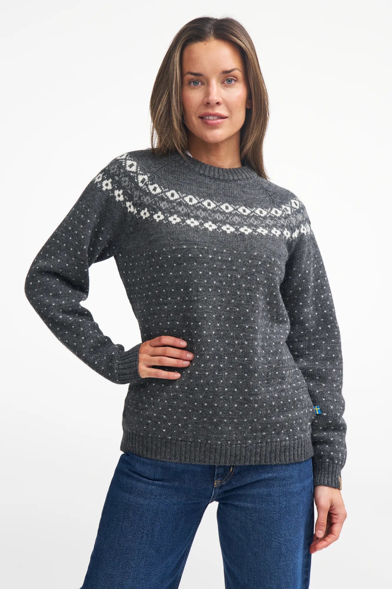 SIRE CREWNECK, 100% ULL — GREY - Ivanhoe of Sweden