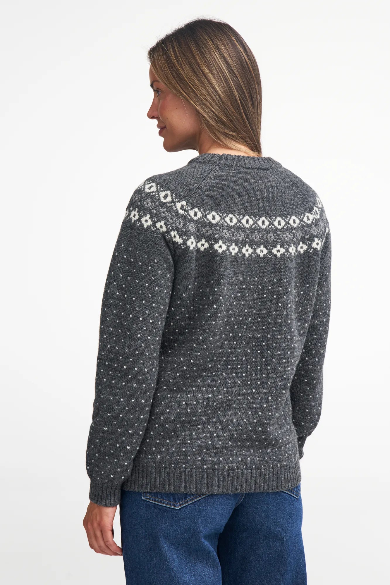 SIRE CREWNECK, 100% ULL — GREY - Ivanhoe of Sweden