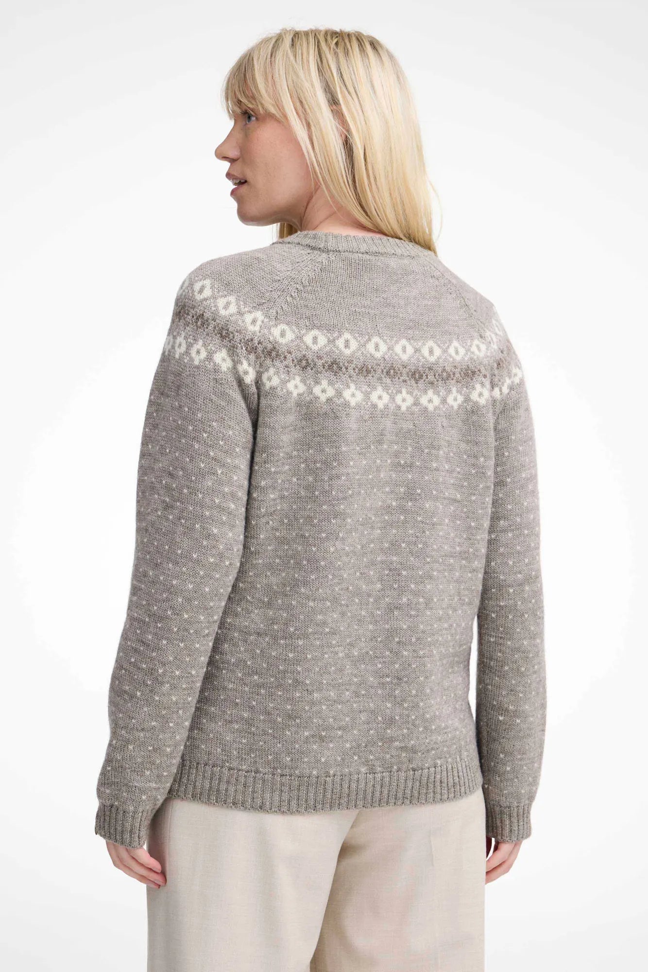 SIRE CREWNECK, 100% ULL — VANILLA SUGAR - Ivanhoe of Sweden