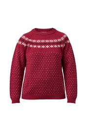 SIRE CREWNECK, 100% ULL — DEEP RED - Ivanhoe of Sweden