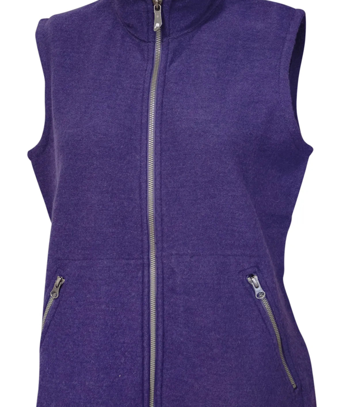FLORA VEST, 60% FILTAD ULL, 40% LYOCELL — DARK PURPLE - Ivanhoe of Sweden