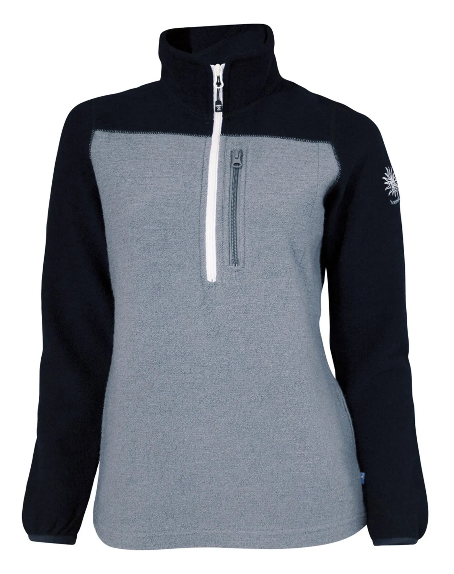 ZELDA HALF ZIP — ZEN BLUE - Ivanhoe of Sweden