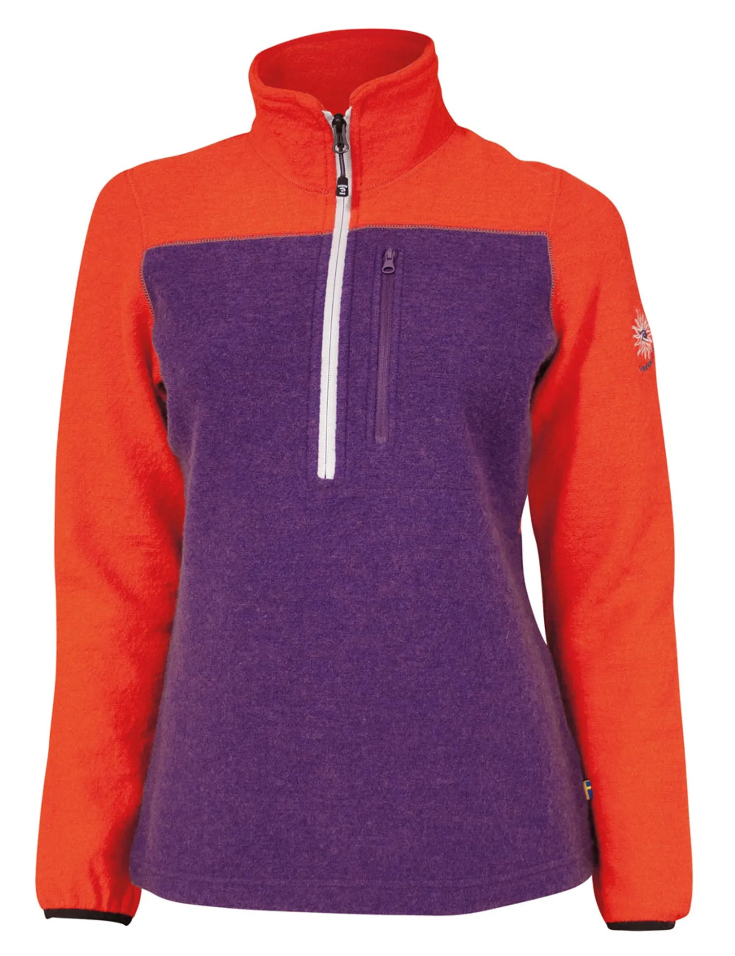 ZELDA HALF ZIP — SPARKLING GRAPE - Ivanhoe of Sweden
