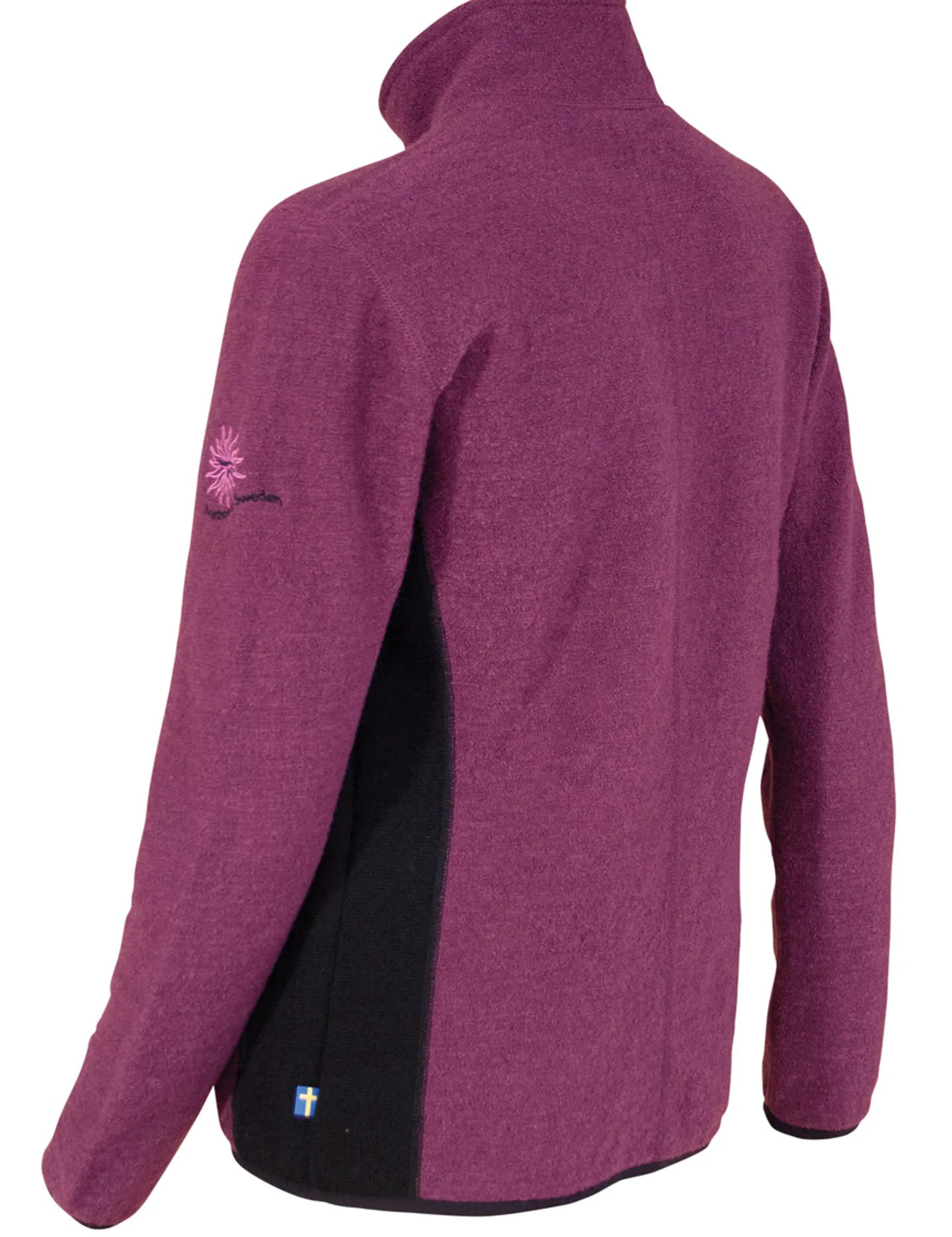 MILA FULL ZIP, 98% ULL — RED CABBAGE - Ivanhoe of Sweden