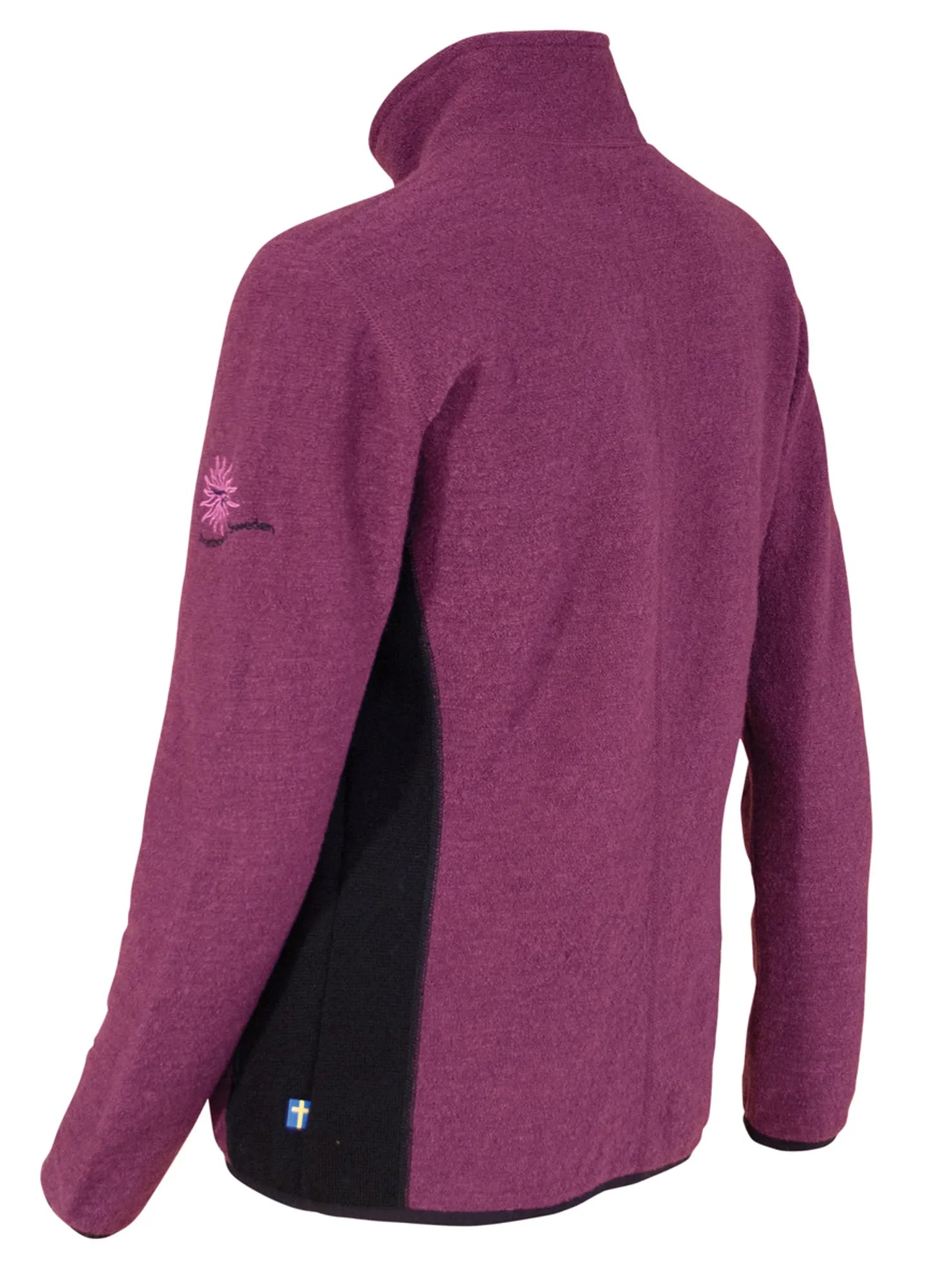 MILA FULL ZIP, 98% ULL — RED CABBAGE - Ivanhoe of Sweden