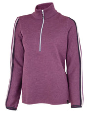 LINDSEY HALF ZIP — PURPLE - Ivanhoe of Sweden