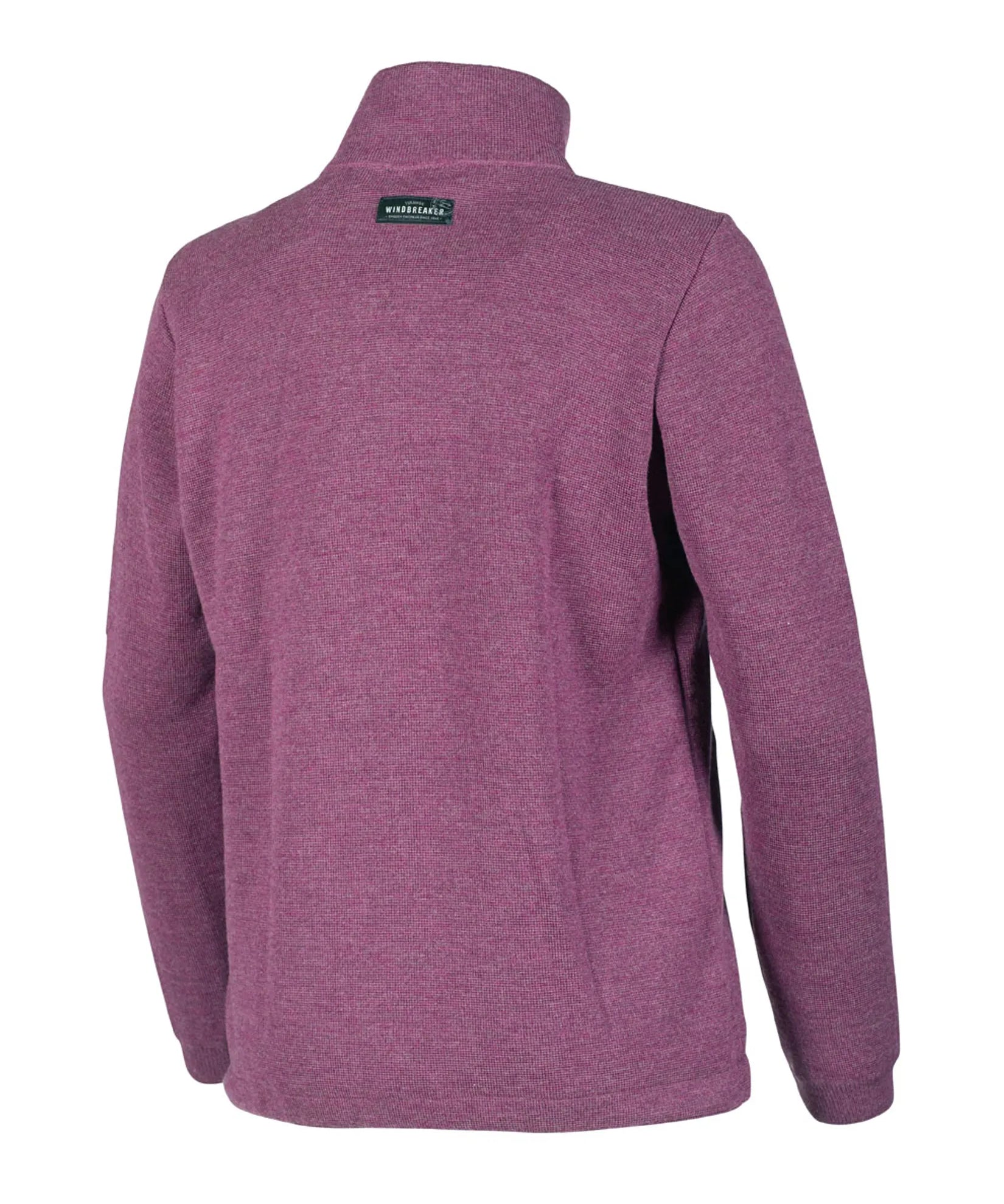 HEDDA WINDBREAKER, 100% EXTRA FINE MERINOULL — PURPLE - Ivanhoe of Sweden