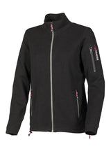 HEDDA WINDBREAKER, 100% MERINO WOOL EXTRAFINE  — BLACK