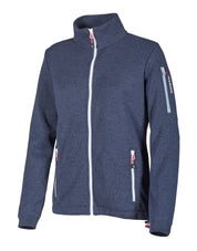 HEDDA WINDBREAKER, 100% EXTRA FINE MERINOULL — STEELBLUE - Ivanhoe of Sweden