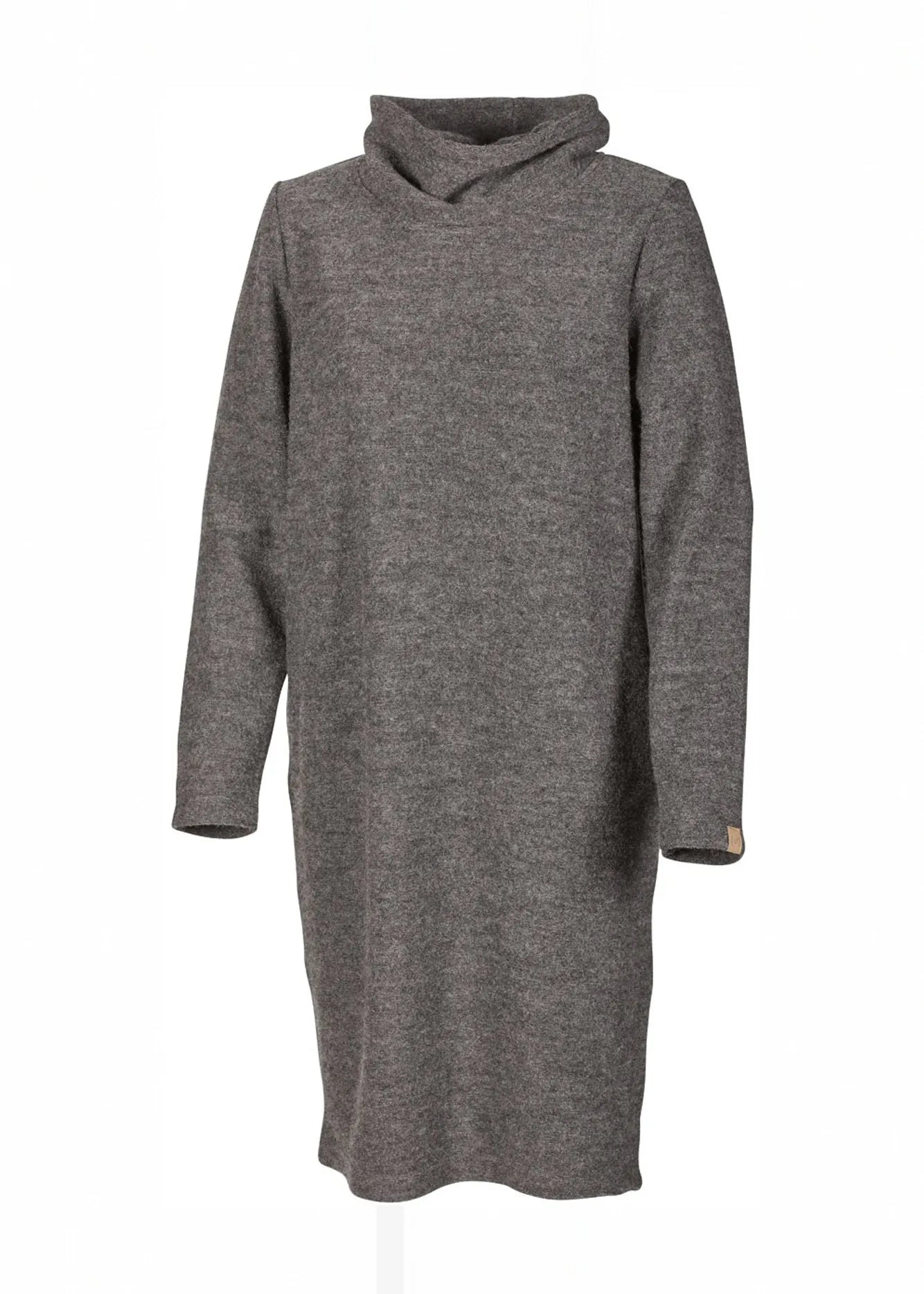 GY GISSLARP DRESS, 60% FILTAD ULL, 40% LYOCELL — GREY - Ivanhoe of Sweden