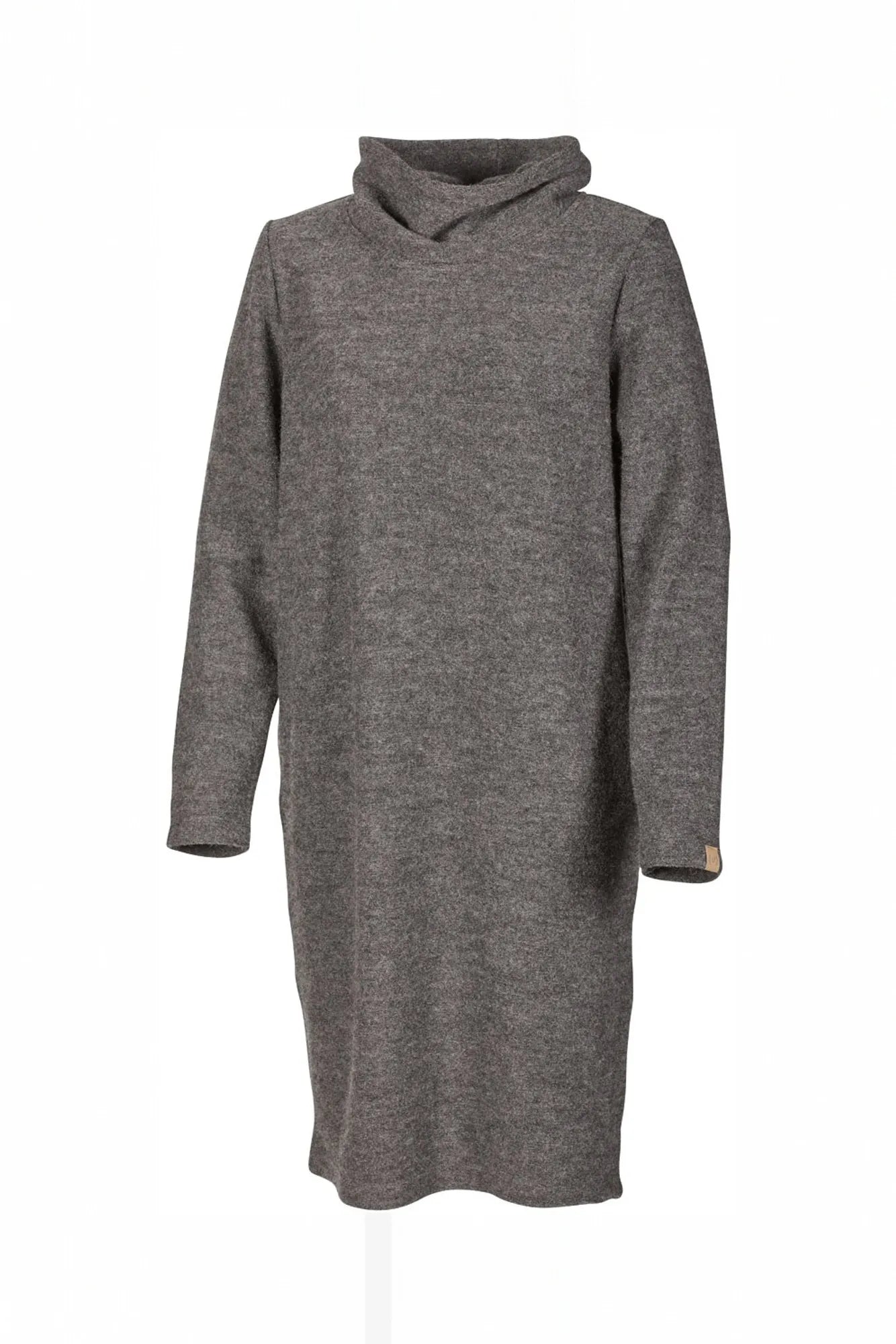 GY GISSLARP DRESS, 60% FILTAD ULL, 40% LYOCELL — GREY - Ivanhoe of Sweden