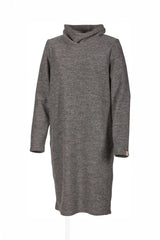 GY GISSLARP DRESS, 60% FILTAD ULL, 40% LYOCELL — GREY