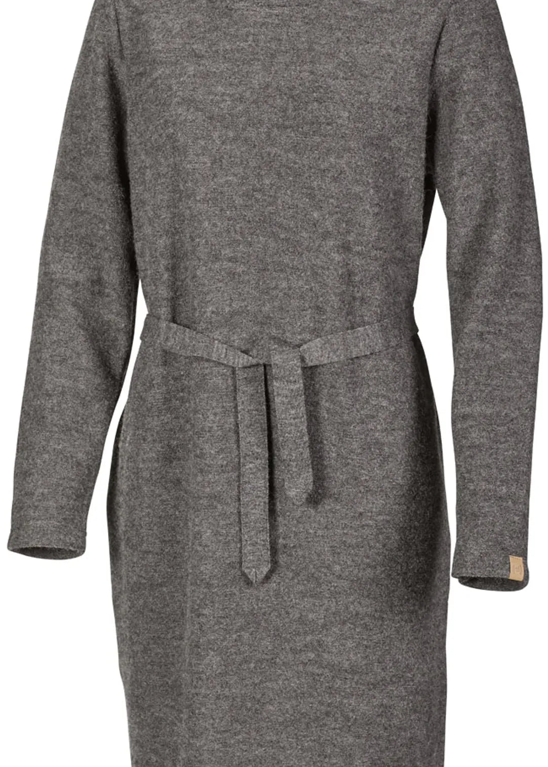 GY GISSLARP DRESS, 60% FILTAD ULL, 40% LYOCELL — GREY - Ivanhoe of Sweden