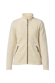 NLS TWIG FULL ZIP, 100% OFÄRGAD ULL — NATURAL WHITE - Ivanhoe of Sweden