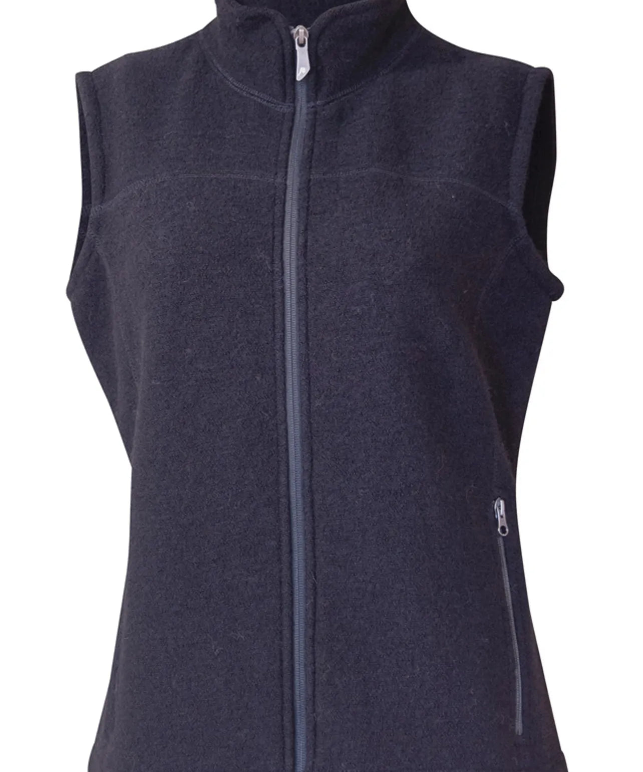 BEATA VEST, 100% FILTAD ULL — BLACK - Ivanhoe of Sweden