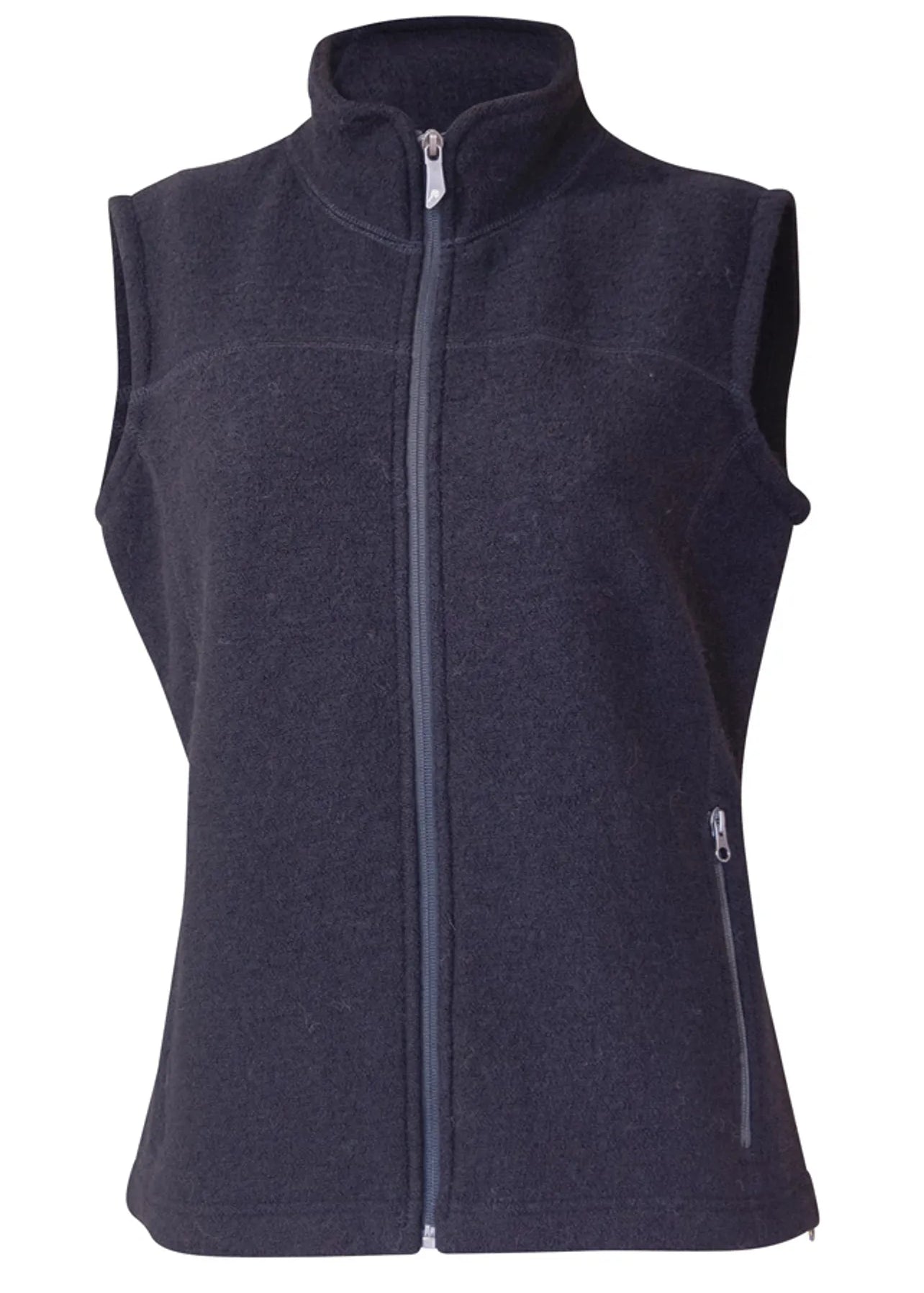 BEATA VEST, 100% FILTAD ULL — BLACK - Ivanhoe of Sweden