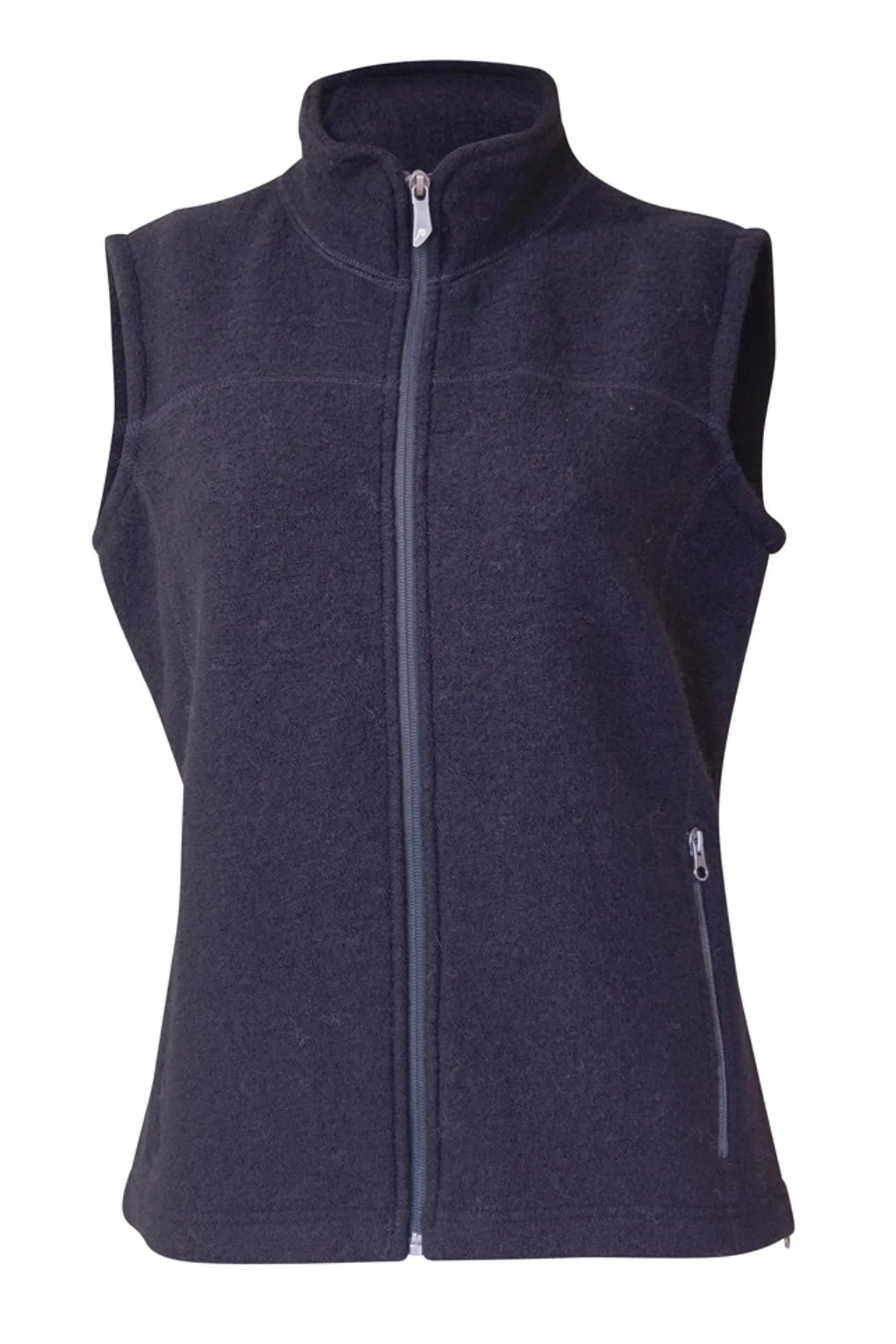 BEATA VEST, 100% FILTAD ULL — BLACK - Ivanhoe of Sweden
