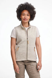 NLS COCO VEST, 100% OFÄRGAD ULL — BIRCH - Ivanhoe of Sweden