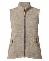 NLS COCO VEST, 100% UNDYED WOOL  — LATTE