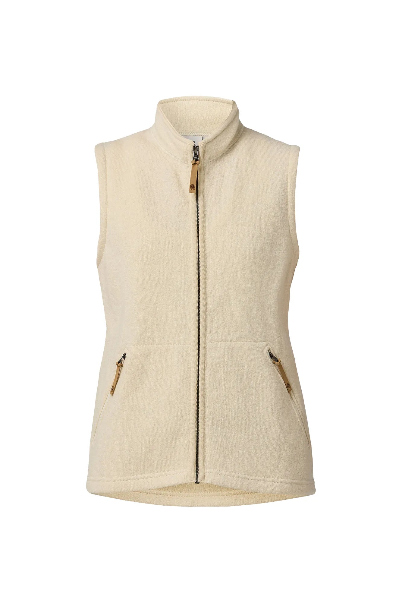 NLS COCO VEST, 100% OFÄRGAD ULL — NATURAL WHITE - Ivanhoe of Sweden