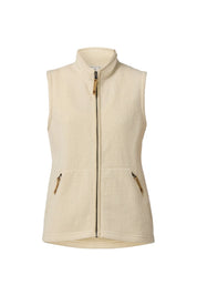 NLS COCO VEST, 100% OFÄRGAD ULL — NATURAL WHITE - Ivanhoe of Sweden