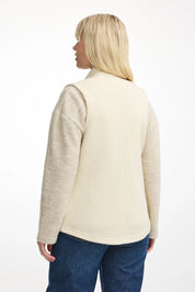 NLS COCO VEST, 100% OFÄRGAD ULL — NATURAL WHITE - Ivanhoe of Sweden