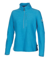 BONNIE HALF ZIP, 98% ULL — TURQUOISE - Ivanhoe of Sweden