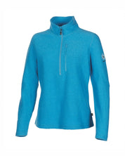 BONNIE HALF ZIP, 98% ULL — TURQUOISE - Ivanhoe of Sweden