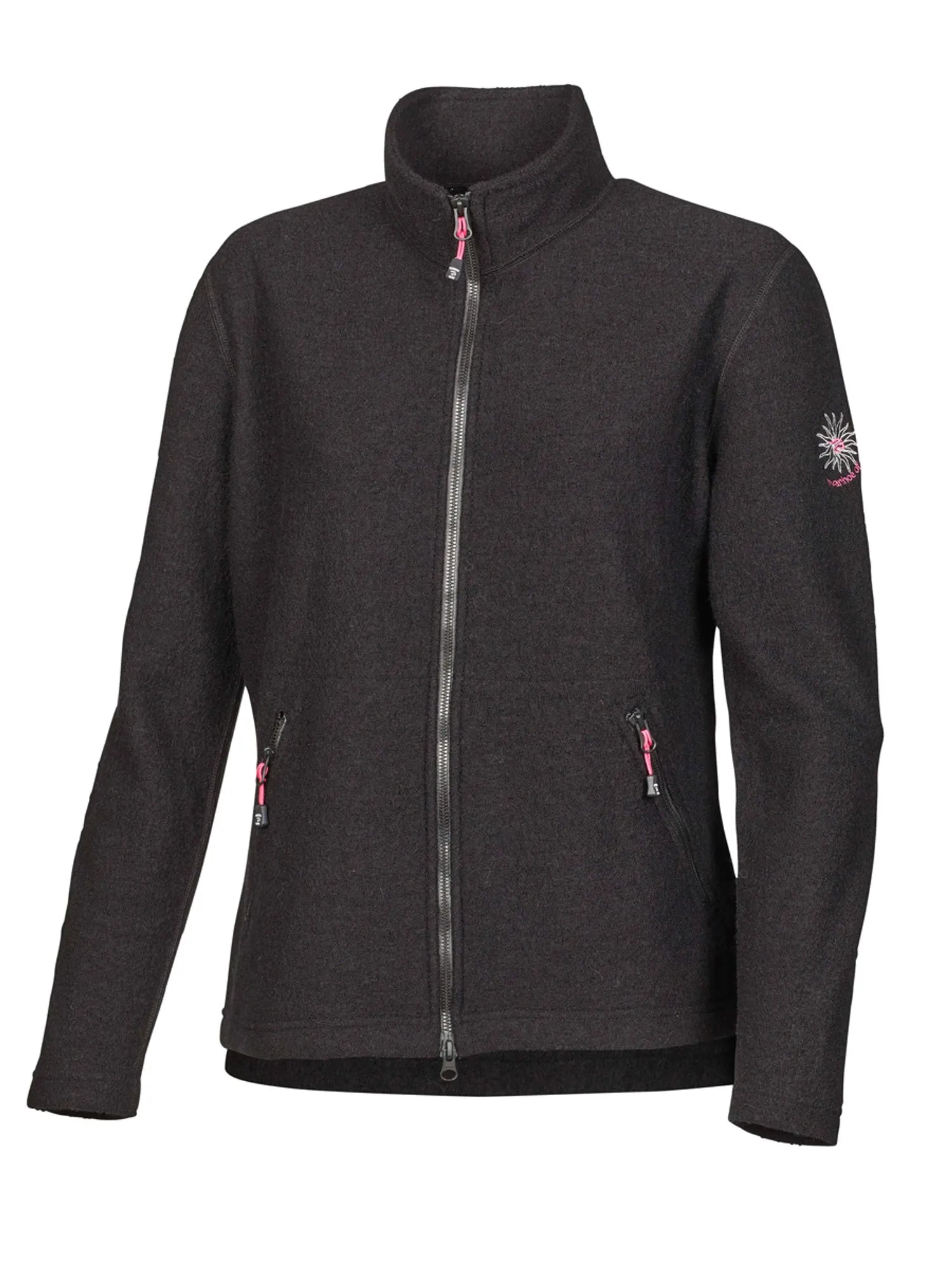 LEONA FULL ZIP, 98% ULL — BLACK - Ivanhoe of Sweden