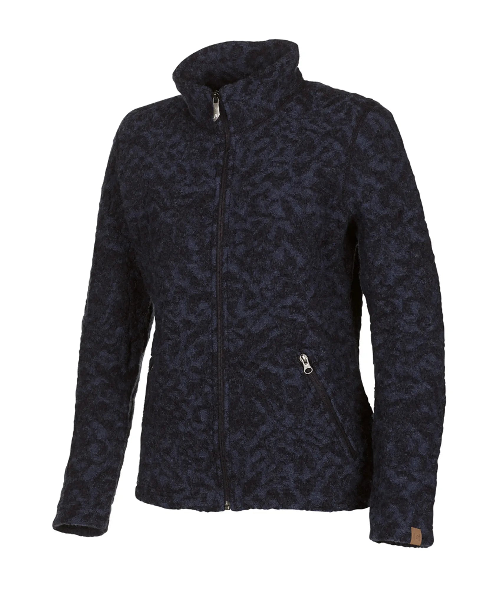 TUVA JAQUARD, 100% FILTAD ULL — NAVY - Ivanhoe of Sweden