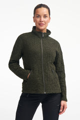 TUVA JAQUARD, 100 % FILTET ULD — LODEN GREEN