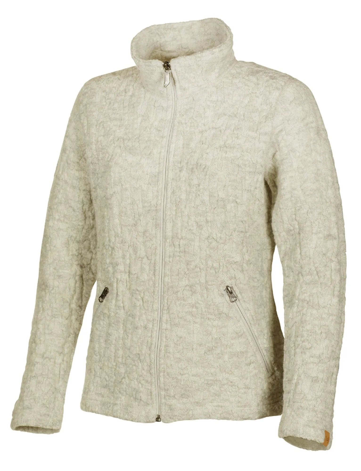 TUVA JAQUARD, 100% FILTAD ULL — LIGHT SILVER GREY - Ivanhoe of Sweden