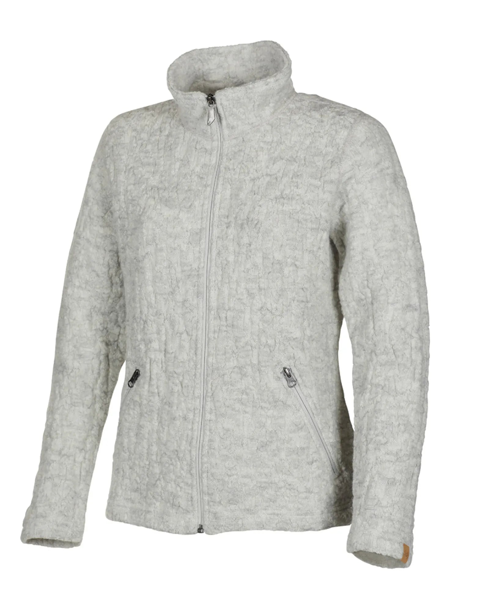 TUVA JAQUARD, 100% FILTAD ULL — LIGHT SILVER GREY - Ivanhoe of Sweden