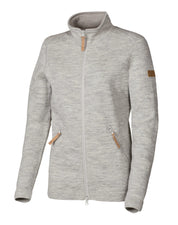VANJA FULL ZIP, 69% ULL — LIGHT SILVER GREY - Ivanhoe of Sweden
