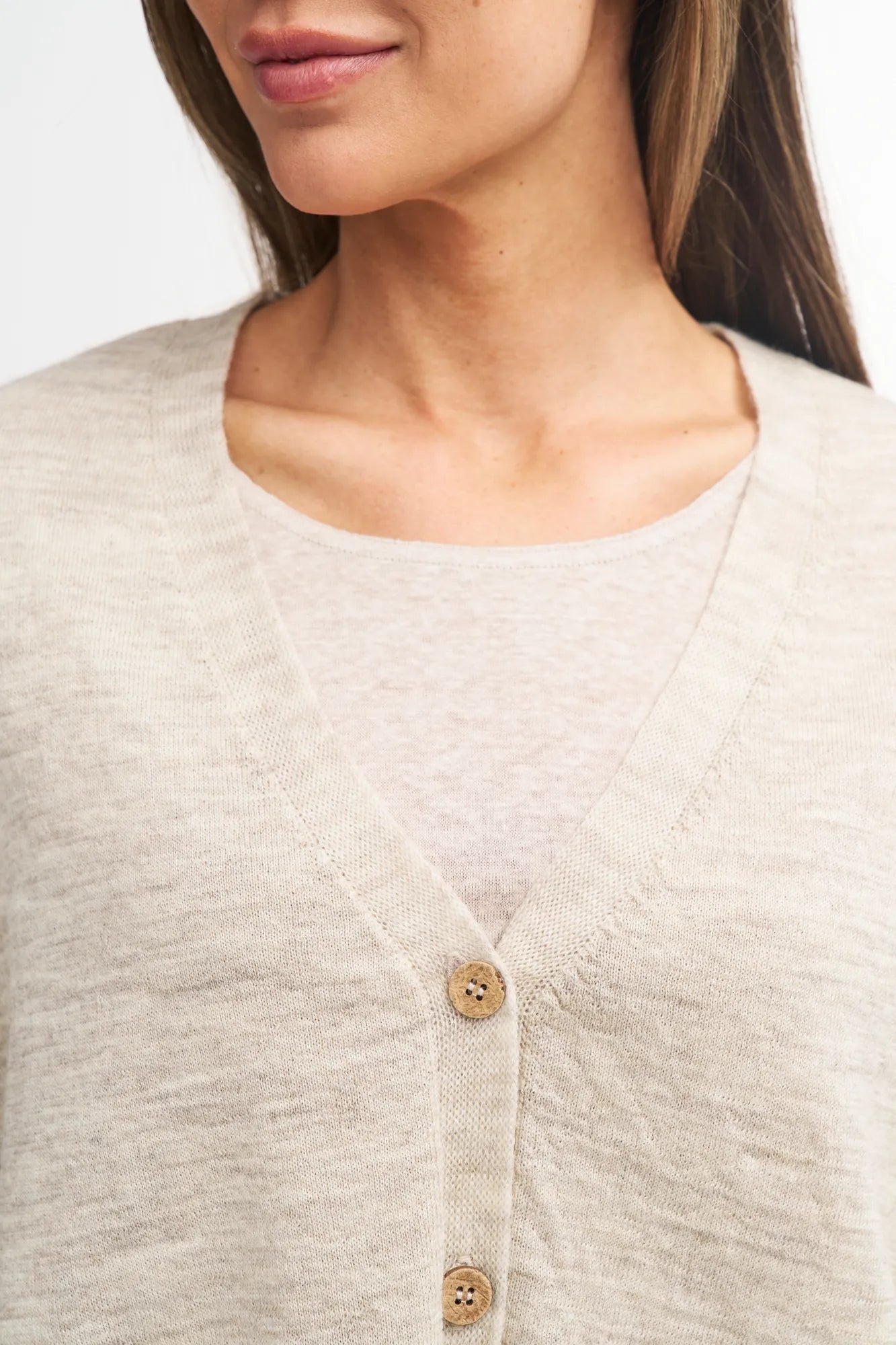 NLS POPPY PONCHO, 100% OFÄRGAD ULL — NUTMEG - Ivanhoe of Sweden