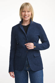 GY HYLTAN, 100% FILTAD ULL — LIGHT NAVY - Ivanhoe of Sweden
