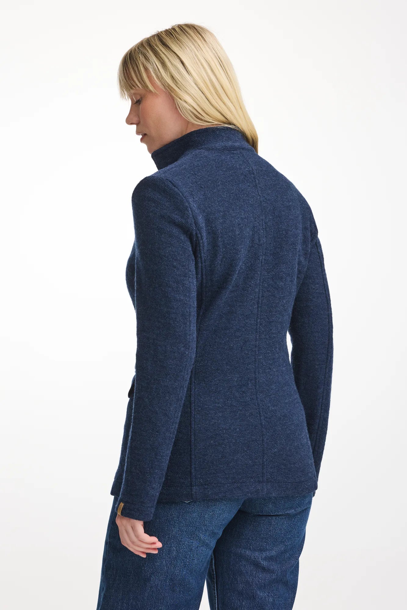 GY HYLTAN, 100% FILTAD ULL — LIGHT NAVY - Ivanhoe of Sweden