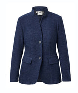 GY HYLTAN, 100% WOLLE — LIGHT NAVY