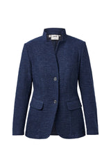 GY HYLTAN, 100% WOLLE — LIGHT NAVY