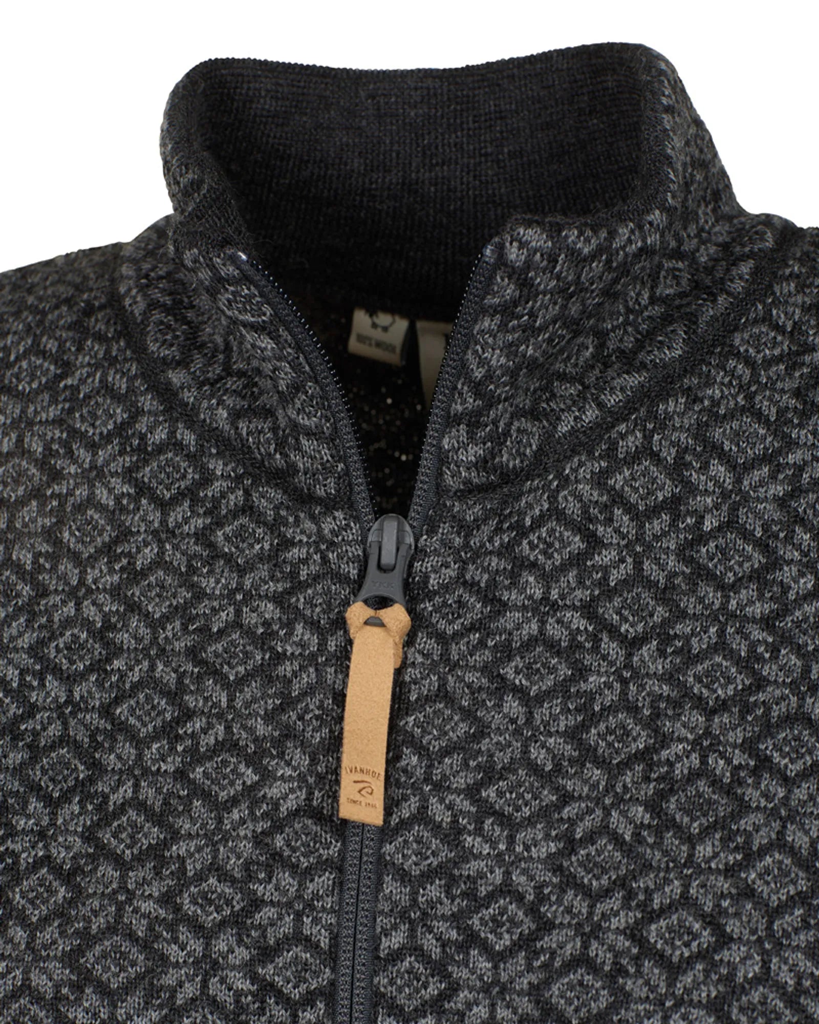 FIONA FULL ZIP — GRAPHITE MARL - Ivanhoe of Sweden