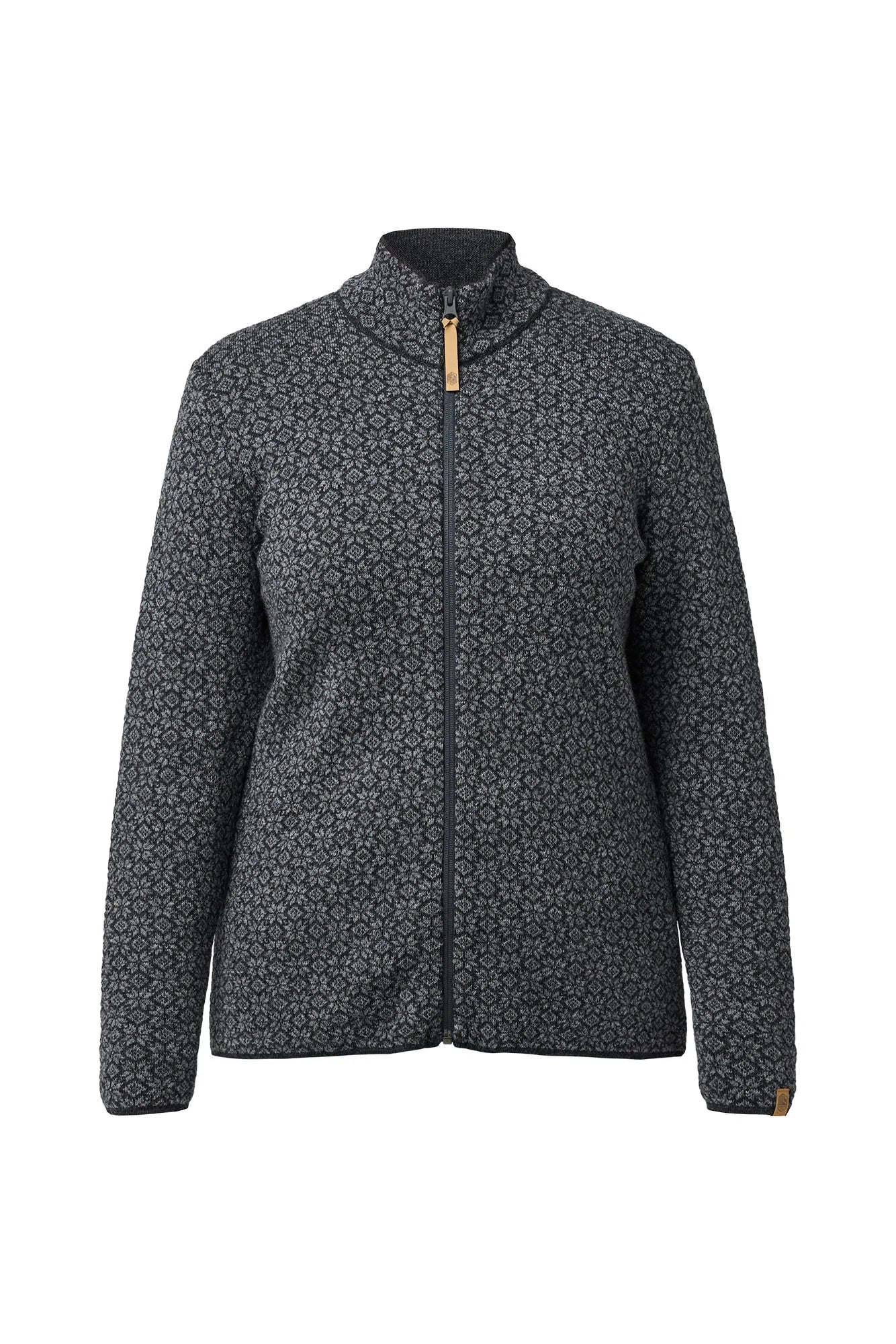 FIONA FULL ZIP — GRAPHITE MARL - Ivanhoe of Sweden